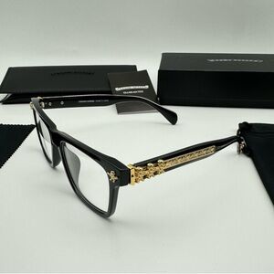 Chrome Hearts plastic frame glasses